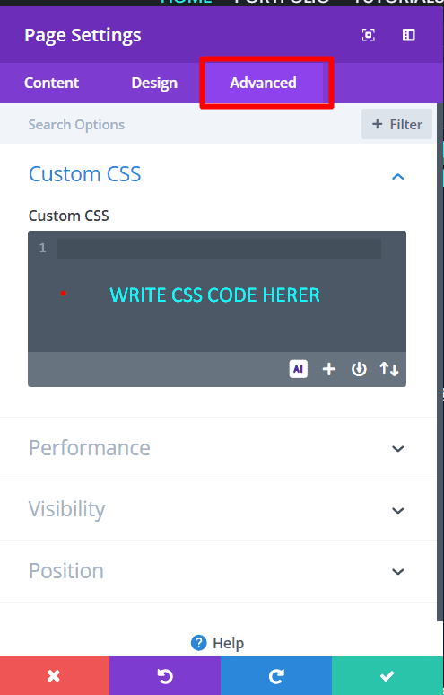 How to add custom CSS code to a single page in Divi WordPress How to add custom CSS code to a single page in Divi WordPress