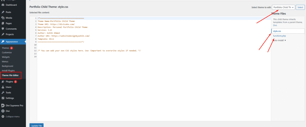 Divi Child Theme